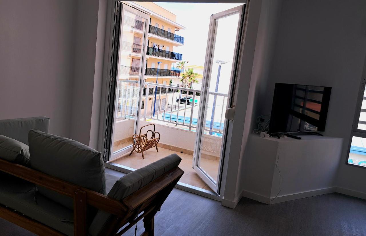 Amplio Piso Con Terraza A 50 M De Playa Miramar Apartment Luaran gambar