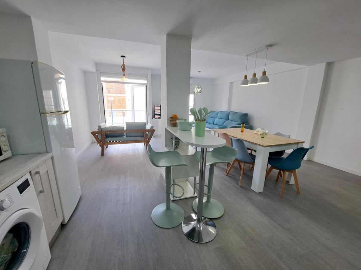 Amplio Piso Con Terraza A 50 M De Playa Miramar Apartment Luaran gambar